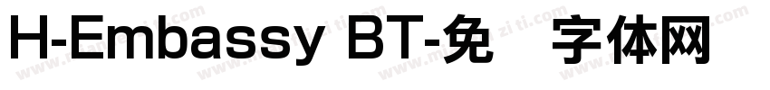 H-Embassy BT字体转换